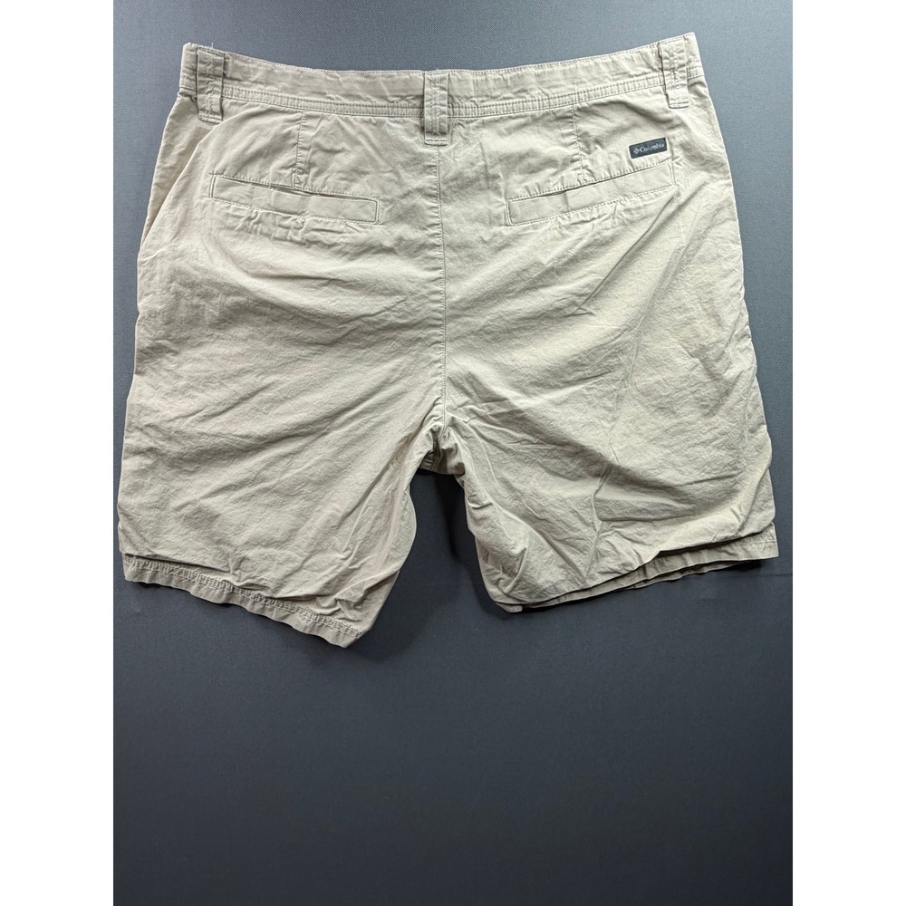 Columbia Shorts Mens Tan Khaki Cotton Casual Outdoor 38
